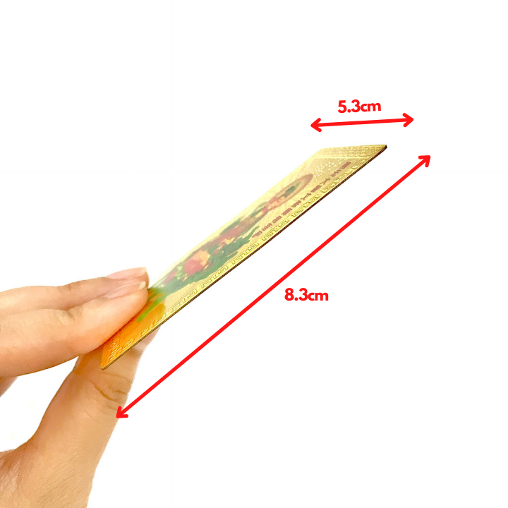 Thẻ Kim Bài Trí Văn Thù Sư Lợi Bồ Tát